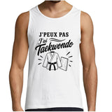 Débardeur Homme J’peux pas j’ai Taekwondo