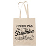 Tote Bag Beige J’peux pas j’ai Triathlon