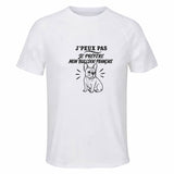 T-shirt de Sport Homme J’peux pas je préfère mon Bulldog Français