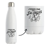 Gourde Isotherme J’peux pas j’ai Ongles