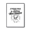 Poster J’peux pas je préfère mon Chihuahua