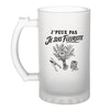 Verre à Bière J’peux pas je suis Fleuriste