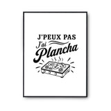 Poster J’peux pas j’ai Plancha