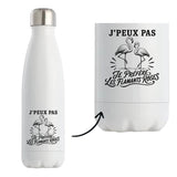 Gourde Isotherme J’peux pas je préfère les Flamants roses