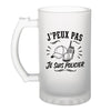Verre à Bière J’peux pas je suis Policier
