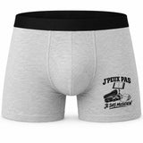 Boxer Homme J’peux pas je suis Musicien – Impression devant