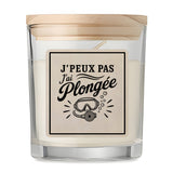 Bougie Parfumée Vanille J’peux pas j’ai Plongée