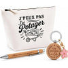 Coffret Cadeau J’peux pas j’ai Potager – Trousse, stylo bambou et porte-clés