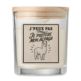 Bougie Parfumée Vanille J’peux pas je préfère mon Alpaga