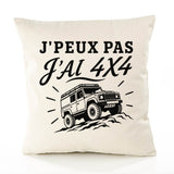Housse de Coussin J’peux pas j’ai 4x4