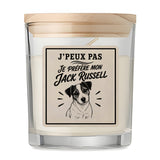 Bougie Parfumée Vanille J’peux pas je préfère mon Jack Russell