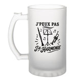 Verre à Bière J’peux pas j’ai Harmonie