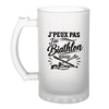 Verre à Bière J’peux pas j’ai Biathlon