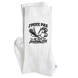 Chaussettes Homme Femme J’peux pas je suis Journaliste