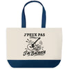 Grand Sac Cabas Fond Bleu J’peux pas j’ai Bachata