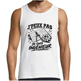 Débardeur Homme J’peux pas je suis Ingénieur