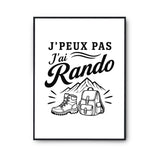 Poster J’peux pas j’ai Rando