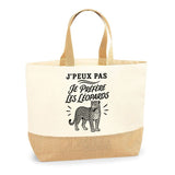 Sac J’peux pas je préfère les Léopards