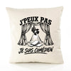 Housse de Coussin J’peux pas je suis Comédien