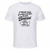 T-shirt de Sport Homme J’peux pas je préfère m’occuper de mon Bonsaï
