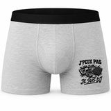 Boxer Homme J’peux pas je suis DJ – Impression devant