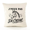 Housse de Coussin J’peux pas j’ai Cheval
