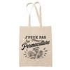Tote Bag Beige J’peux pas j’ai Permaculture