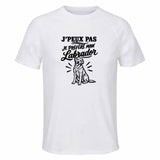 T-shirt de Sport Homme J’peux pas je préfère mon Labrador