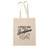 Tote Bag Beige J’peux pas j’ai Sculpture