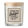 Bougie Parfumée Vanille J’peux pas j’ai Potager