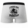 Boxer Homme J’peux pas je suis Traducteur – Impression au dos