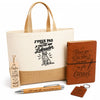 Coffret Cadeau J’peux pas je préfère mon Labrador – Sac jute, carnet, stylo, porte-clés et marque-page