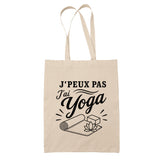 Tote Bag Beige J’peux pas j’ai Yoga