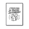 Poster J’peux pas je préfère les Écureuils