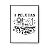 Poster J’peux pas j’ai Concours canin