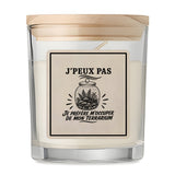 Bougie Parfumée Vanille J’peux pas je préfère m’occuper de mon Terrarium