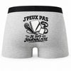 Boxer Homme J’peux pas je suis Journaliste – Impression au dos