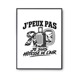 Poster J’peux pas je suis Hôtesse de l’air