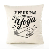 Housse de Coussin J’peux pas j’ai Yoga
