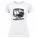 T-shirt de Sport Femme J’peux pas je suis Assistante de direction