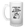Verre à Bière J’peux pas je préfère mon Norvégien