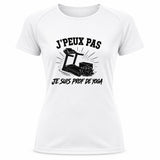 T-shirt de Sport Femme J’peux pas je suis prof de Yoga