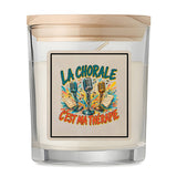 Bougie Parfumée Vanille La chorale c'est ma thérapie