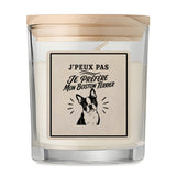 Bougie Parfumée Vanille J’peux pas je préfère mon Boston Terrier