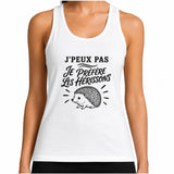 Débardeur Femme J’peux pas je préfère les Hérissons