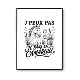 Poster J’peux pas je pars en Camargue
