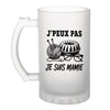 Verre à Bière J’peux pas je suis Mamie
