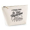 Trousse Beige J’peux pas je suis Vigneron
