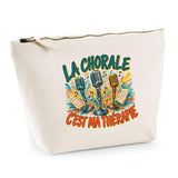 Trousse Beige La chorale c'est ma thérapie