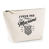 Trousse Beige J’peux pas j’ai Macramé